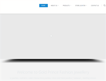 Tablet Screenshot of goldprincegoldcovering.com
